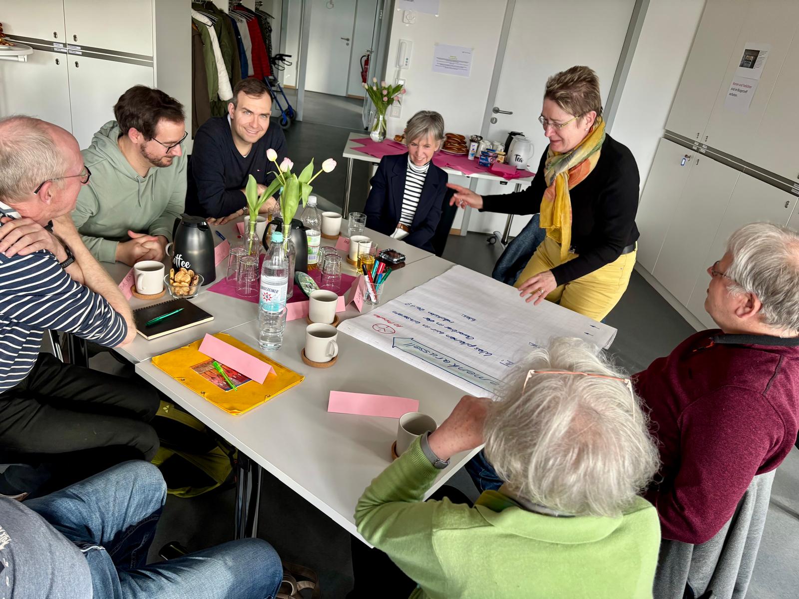 Teilnehmende des Workshops Teilnehmende des Workshops